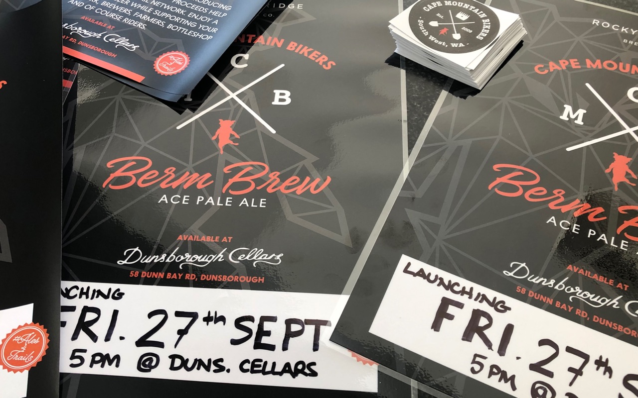 Launch posters and stickers